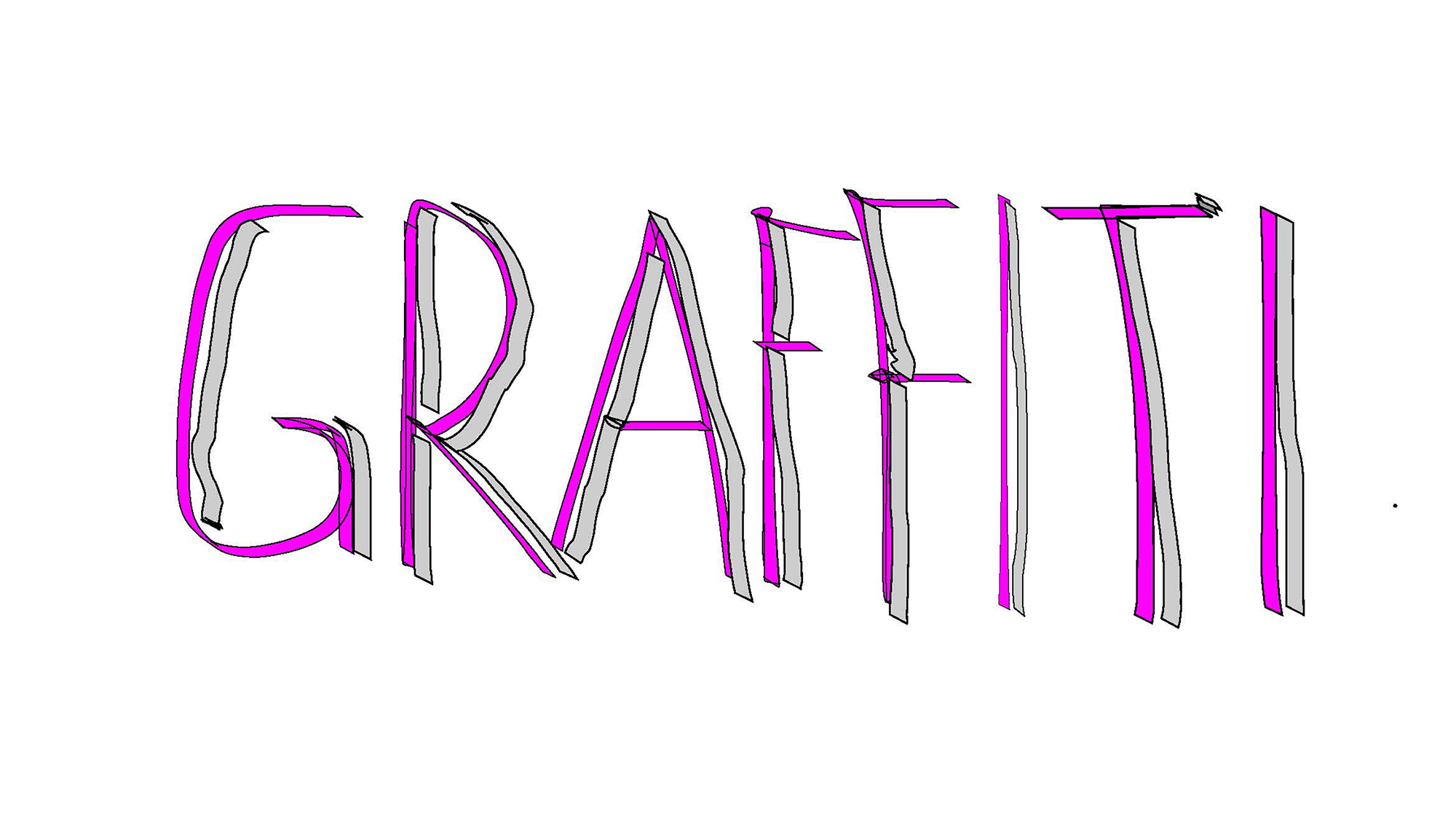 Graffiti, Typo, Typography, Inkscape, example, digital